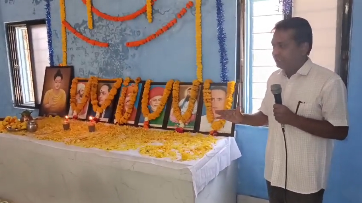 महामानव डॉ. बाबासाहेब आंबेडकर यांची 135 वी जयंती जल्लोषात साजरी